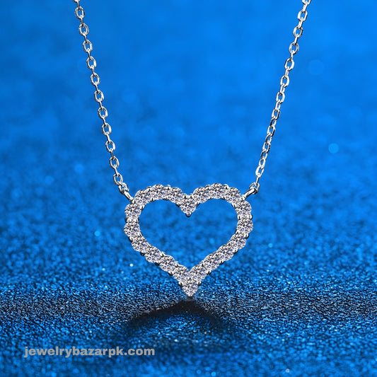 Luxury Heart Necklace Woman