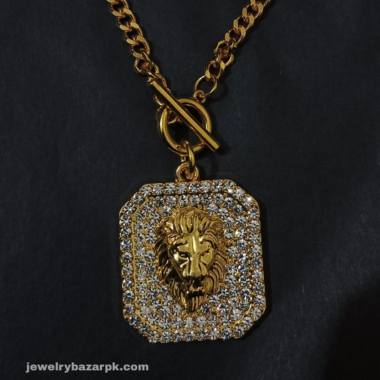 Hip Hop Lion Pendant Chain